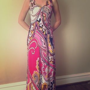 Cache Multicolor Maxi Dress Size S